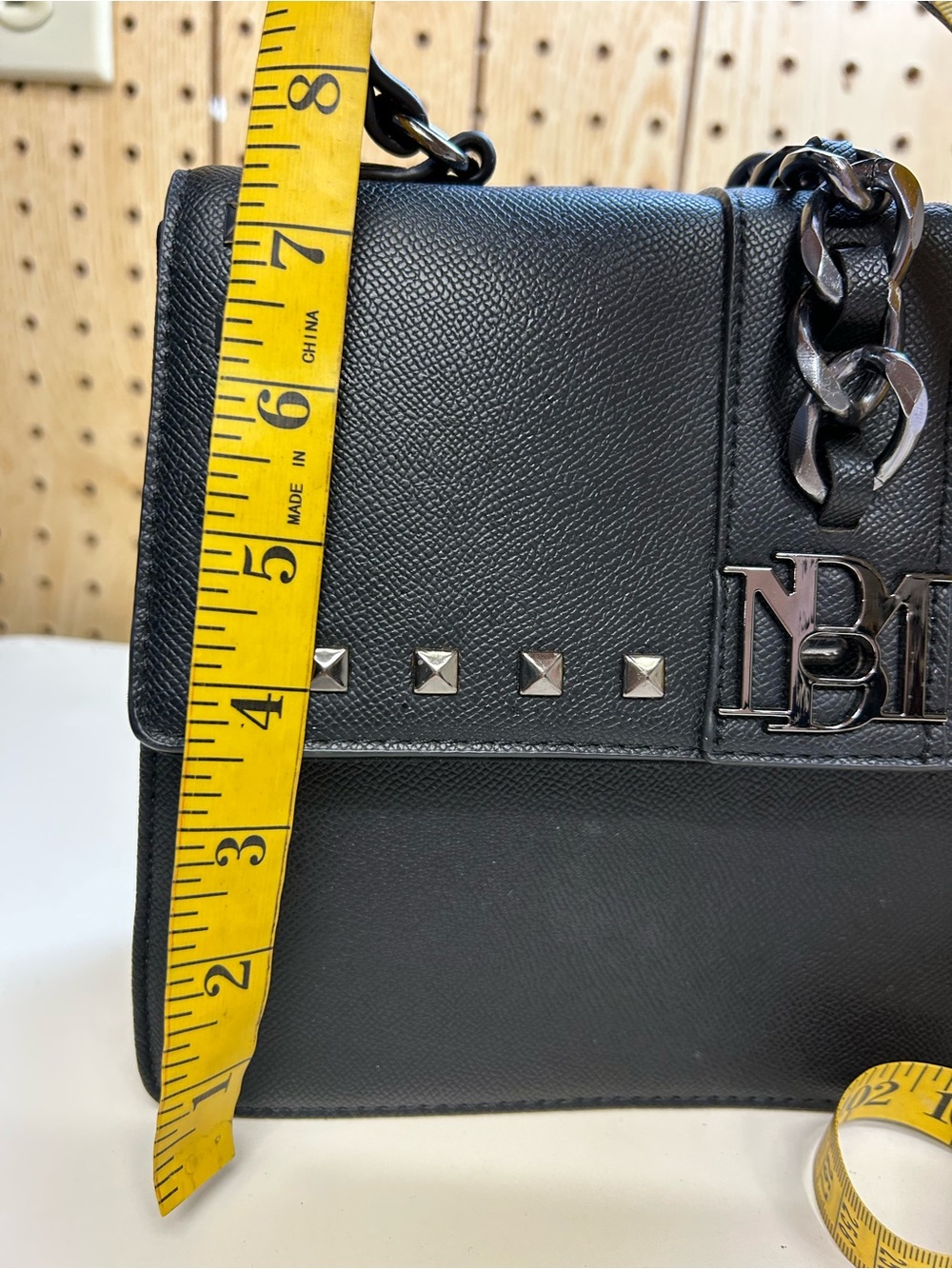 Bradgley  Mischka Black Studded Top-Handle Satchel - Signature - Picture 12 of 14